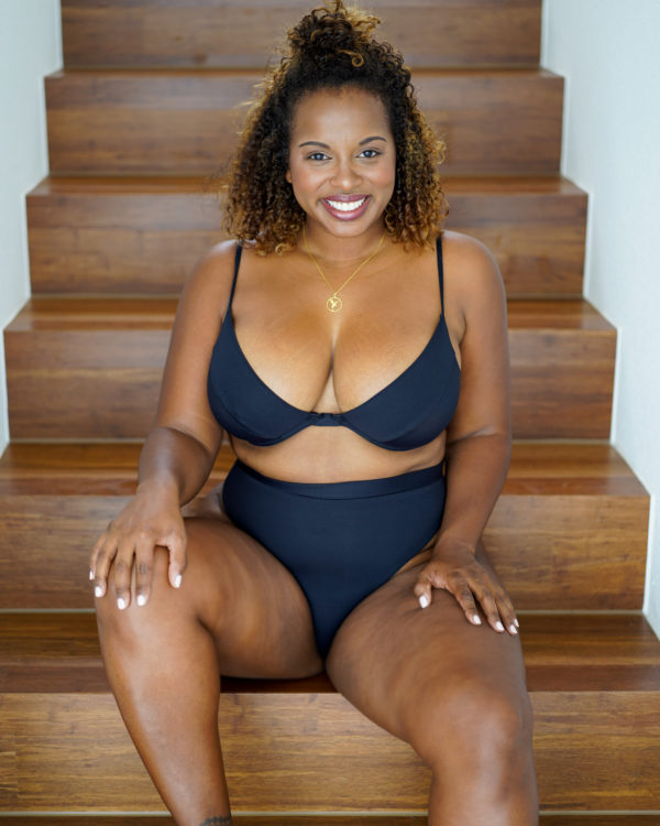 COCO - High Waist Bikini Bottom Schwarz COCO - High Waist Bikini Bottom Schwarz